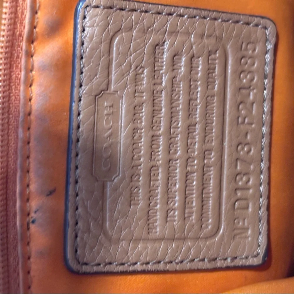 COACH Park Medium Tan Leather Backpack (2013) - Picture 14 of 16